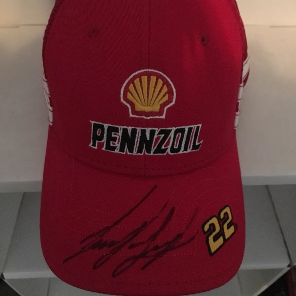 • Joey Lugano signed hat •